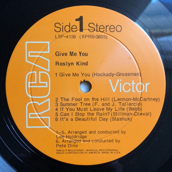 Roslyn Kind Give Me You Vinyl Lp '69 - Picture 4 of 8